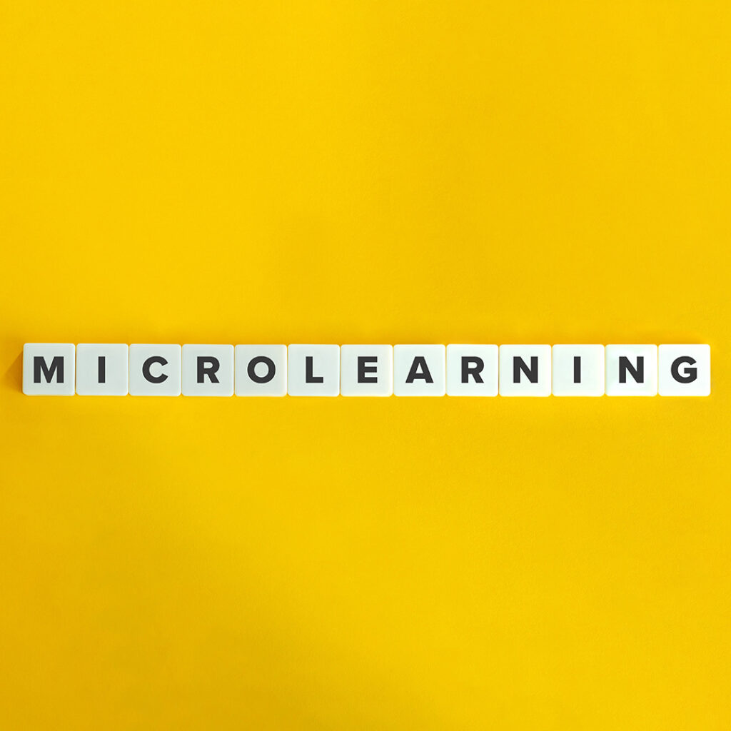 Image Of Scrabble Tiles Spelling Out Microlearning